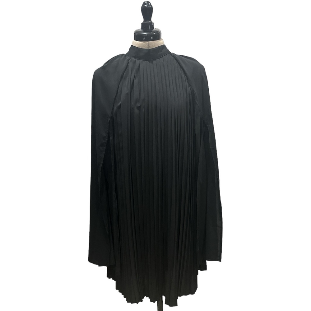 SHEIN Pleated Cloak Sleeve Dress, Size: S